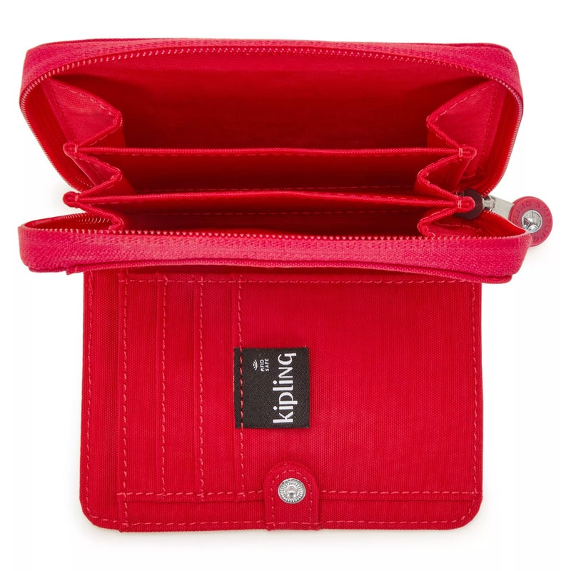 KIPLING KIPLING Kipling Women's Money Love Wallet, RFID Anti-Hacker Technology Wallet, Polyester Zip Closure Wallet - Image 4